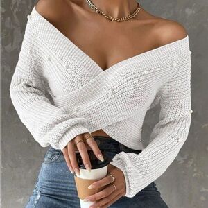 SHEIN wrap sweater